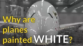 REASON WHY PLANES ARE PAINTED WHITE! Explained by CAPTAIN JOE