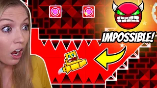 Trying My First DEMON Level! | Geometry Dash