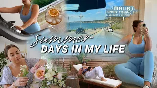 SUMMER DAYS IN MY LIFE 🌸 flower arrangements, girls night, desk fiasco, & fun outdoors (VLOG)