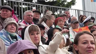 Суворовцы на параде 9 мая в Уссурийске