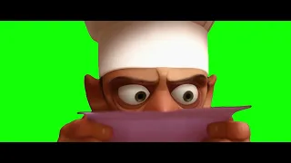 Ratatouille - Chef Skinner Reading Letter Scene - Green Screen