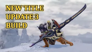 New Long Sword Build from Title Update 3 | MH:Rise Sunbreak