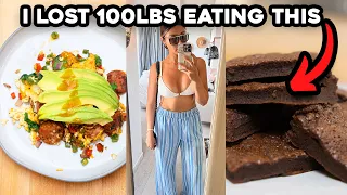 WHAT I EAT IN A DAY TO LOSE 100LBS