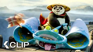 KUNG FU PANDA 4 Movie Clip - Po vs. Giant Manta Ray (2024)