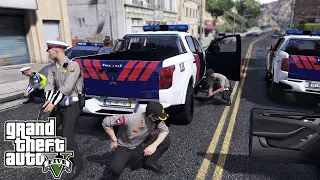 Ketika Jenderal Polisi Patroli Turun Ke Jalan Raya || GTA 5 Mod Polisi Indonesia