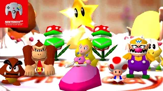 Mario Party Switch Online N64 - All Boards 100% Walkthrough Gameplay Part 2 - Peach's Birthday Cake