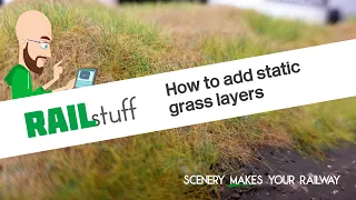 How to layer static grass on your model railway layout or diorama