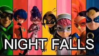 Miraculous amv night falls