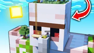 Sobrevivo en UN GOLEM DE HIERRO GIGANTE de MINECRAFT! 😱 ¿Sobreviviré?