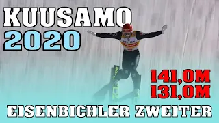 Markus Eisenbichler wird zweiter beim Sonntagsspringen in Kuusamo || Beide Sprünge