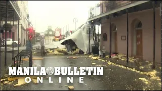 Hurricane Ida damages New Orleans' French Quarter
