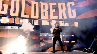 Goldberg Returns To WWE RAW Oct.17, 2016