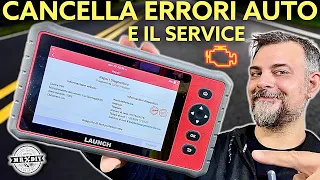 Sistema OBDII per cancellare errori ecu, spia gialla auto e reset service tagliando LAUNCH CRP909E.