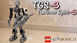 ЛЕГО БИОНИКЛ САМОДЕЛКА: TGS-3 - ВЕЛИКИЙ ДУХ-ПРОТОТИП / LEGO BIONICLE G1 MOC