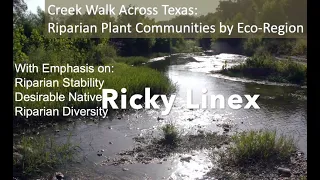 Creek Walk Across Texas: Riparian Plant Communities