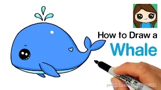 How to Draw a Baby Whale Cute and Easy