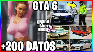 +200 DATOS OFICIALES que tendrá GTA 6 | COCHES, IA de POLICIAS, REALISMO, DETALLES INCREIBLES