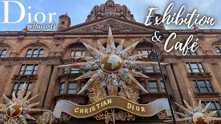 DIOR at HARRODS - Dior Café and the Fabulous World of Dior Exhibition London Vlog | VLOGMAS