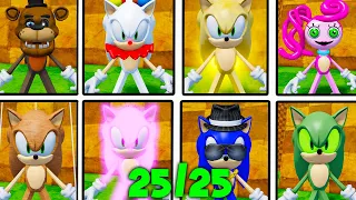 How to find ALL 25 NEW SONIC MORPHS in FIND THE SONIC MORPHS All 25 New Sonic Morphs | Roblox !