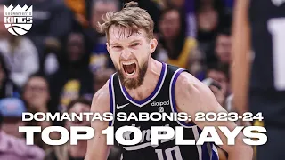 Domantas Sabonis Top 10 Plays of the 2023-24 Season