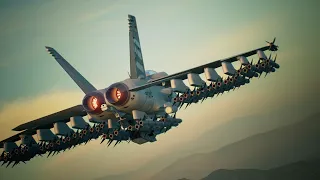 Supreme Hornet Beast Mode! 48 Target LAGM Mod [Ace Combat 7 Mod]
