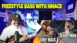 This Producer REACTS To Harry Mack x Beardyman | None Of This Was Planned With Freestyle BASS