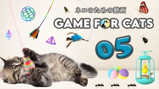 CAT Games | Collection Of The Most Interesting Cat Games Vol 05 | 2 HOURS 🐝🐞🦋🦎🦜🐜🐭🧵🎃