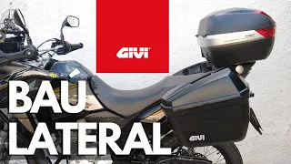 Baú lateral Givi E22 na XRE 300 Adventure | Canal FM Adventure