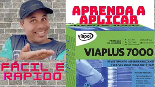 Como impermeabilizar piscina com viaplus 7000  PARTE 2