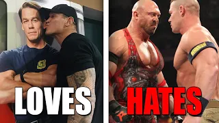 5 WWE Wrestlers John Cena HATES (Enemies) & 7 He's Best Friends With! - Wrestlelamia