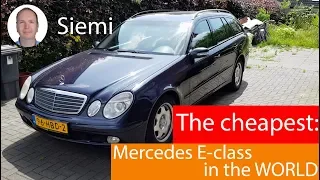 I bought the cheapest Mercedes w211 in the world!