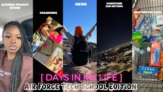 Days in my life at Air Force Tech School: dorm shopping, hiking, downtown San Antonio + more