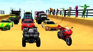 animi car 🚗 game 🎮| Mega Ramp Car 🚗🚒🚜🚗🏍️Car win 🔥||#gaming #viral #car #cargames #gaminglife #video