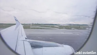 Finnair A321 Helsinki (HEL) takeoff