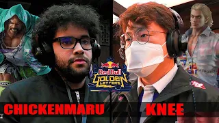 Knee (Steve/Feng) Vs Chickenmaru (Marduk) Red Bull Golden Letters 2023 | Tekken 7