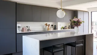 KITCHEN RENOVATION JOURNEY - MATTE BLACK OPEN KITCHEN DINER REVEAL