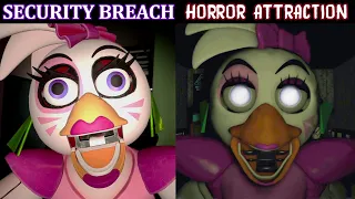 FNAF Security Breach vs. Horror Attraction Jumpscares Comparison