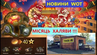 Новини WoT | Тype 62 на Халяву! Експериментальне обладнання / Trade-in