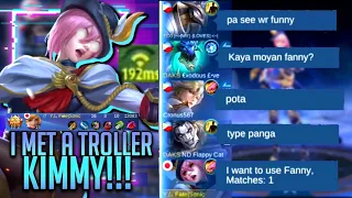 PRANK FANNY!!! 1 MATCH NO WR TURNS TO SERIOUS MATCH!!! 5 MYHTICAL GLORY COUNTERS | HYPER CARRY |MLBB
