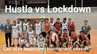 Championship game between Hustla and Lockdown Hoopers / Las Islas basketball tournament season 1