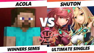 Umebura 9 Winners Semis - Acola (Steve) Vs. Shuton (Pyra Mythra) SSBU Ultimate Tournament