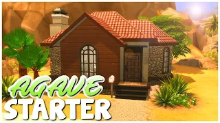 AGAVE STARTER || Budget + Restricted Packs Mini-Series || The Sims 4: Speed Build