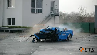 Oncoming traffic collision: Opel Vectra B vs. Mercedes SLK R170