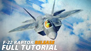 F-22 Raptor Release and Full Tutorial/Guide | Digital Combat Simulator | DCS |