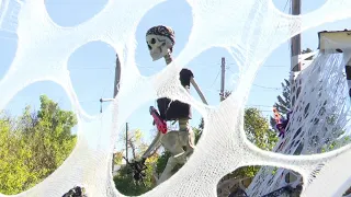 Big Timber woman displays Halloween decorations for a good cause