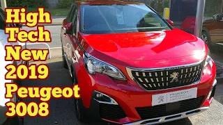 Amazing New 2019 Peugeot 3008 High Tech SUV Car / Interior And Exterior Review