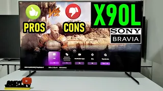 SONY X90L XR Triluminos Pro FALD: PROS AND CONS / Smart TV 4K / 120Hz VRR HDMI 2.1