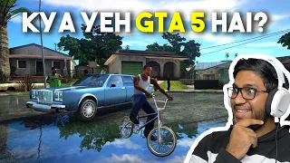GTA SAN ANDREAS FIRST MISSION ULTRA GRAPHICS MOD LIKE GTA 5 !! (Hindi Gameplay #1)