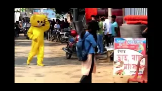 Teddy Bear Bakchodi With Police & Train I Teddy Bear Prank | Funny ReactionIndiaAssam IAm Action😂