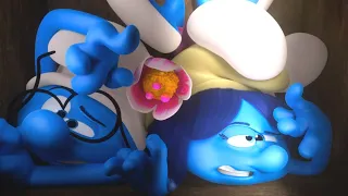Coincés ensemble dans une armoire • Les Schtroumpfs 3D • Dessins animés pour enfants